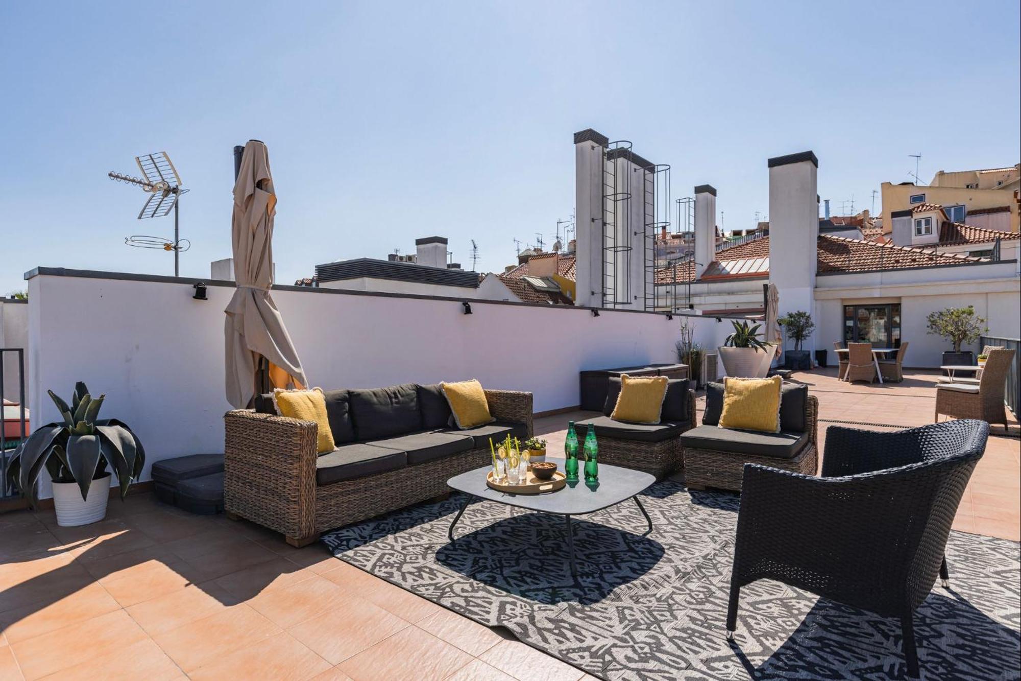 Lovelystay - Breathtaking Panorama - Luxurious Penthouse! Lissabon Exterior foto