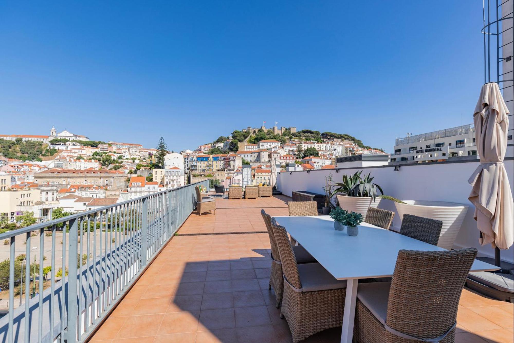 Lovelystay - Breathtaking Panorama - Luxurious Penthouse! Lissabon Exterior foto