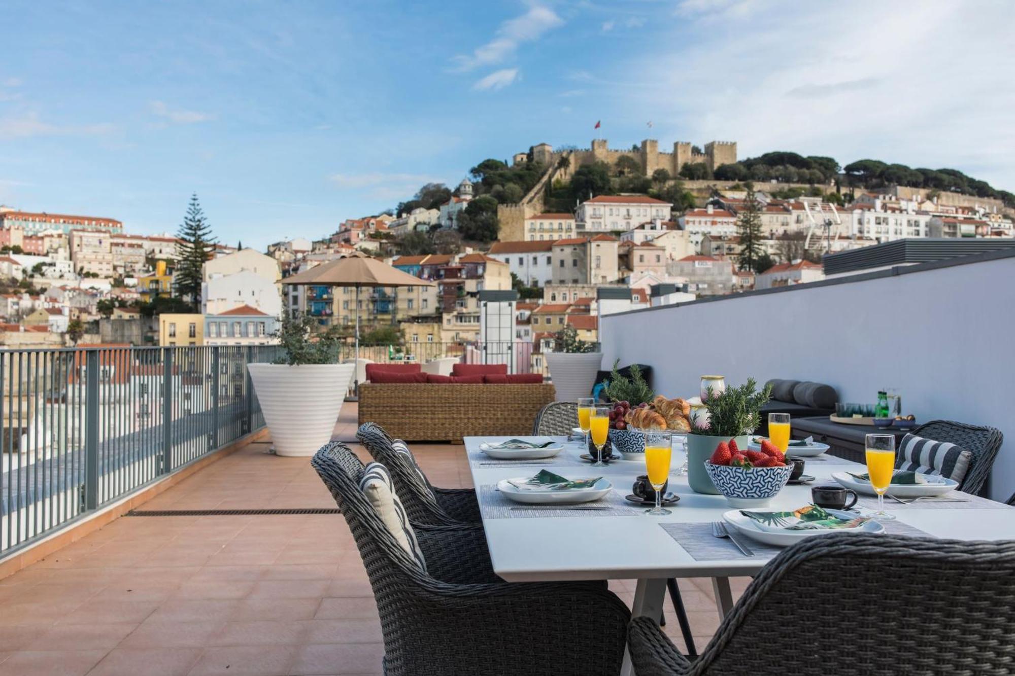 Lovelystay - Breathtaking Panorama - Luxurious Penthouse! Lissabon Exterior foto